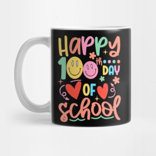 Retro Happy 100th Day Of School Teachers 2023 Mug